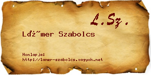 Lámer Szabolcs névjegykártya